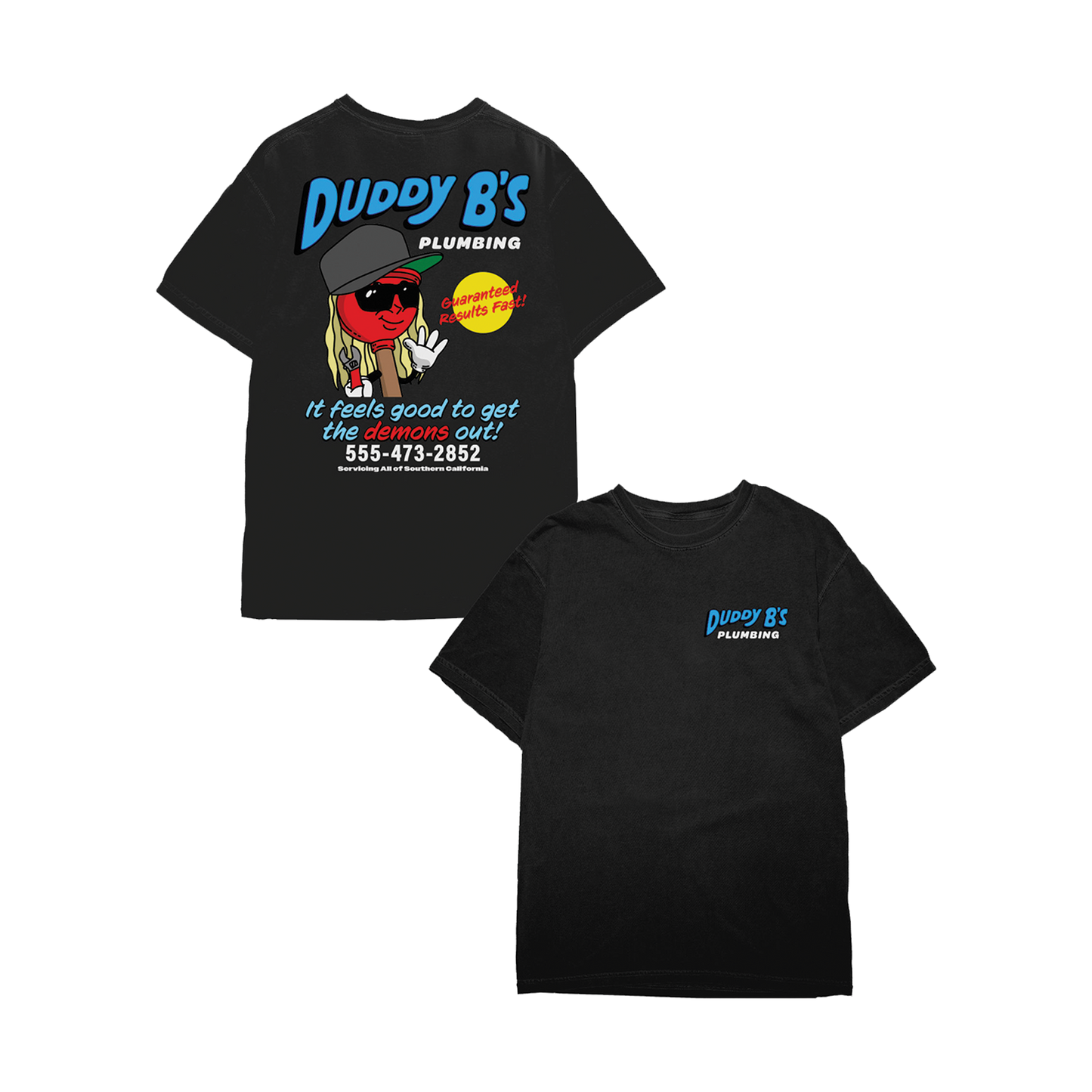 PLUMBER BLACK T-SHIRT