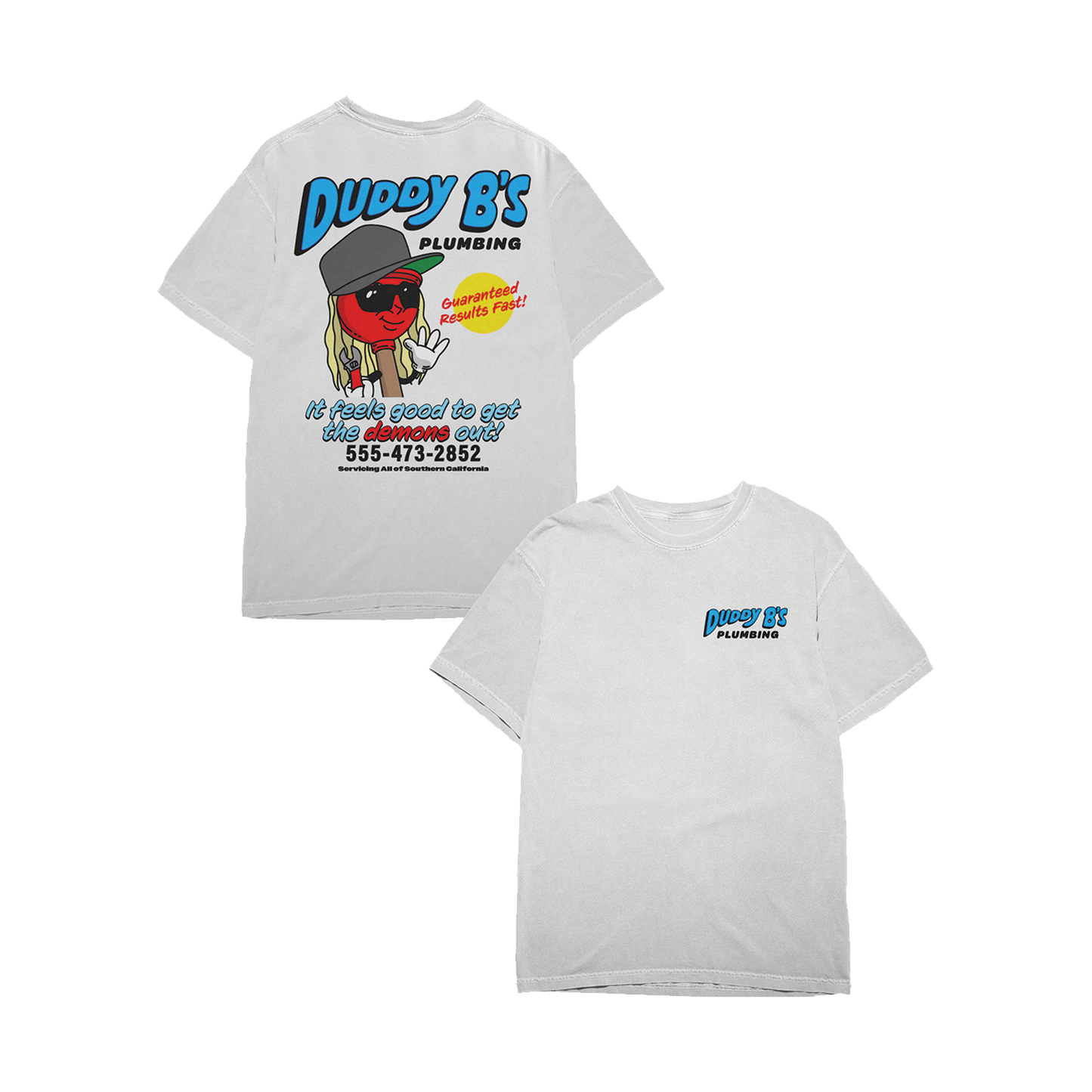 PLUMBER WHITE T-SHIRT