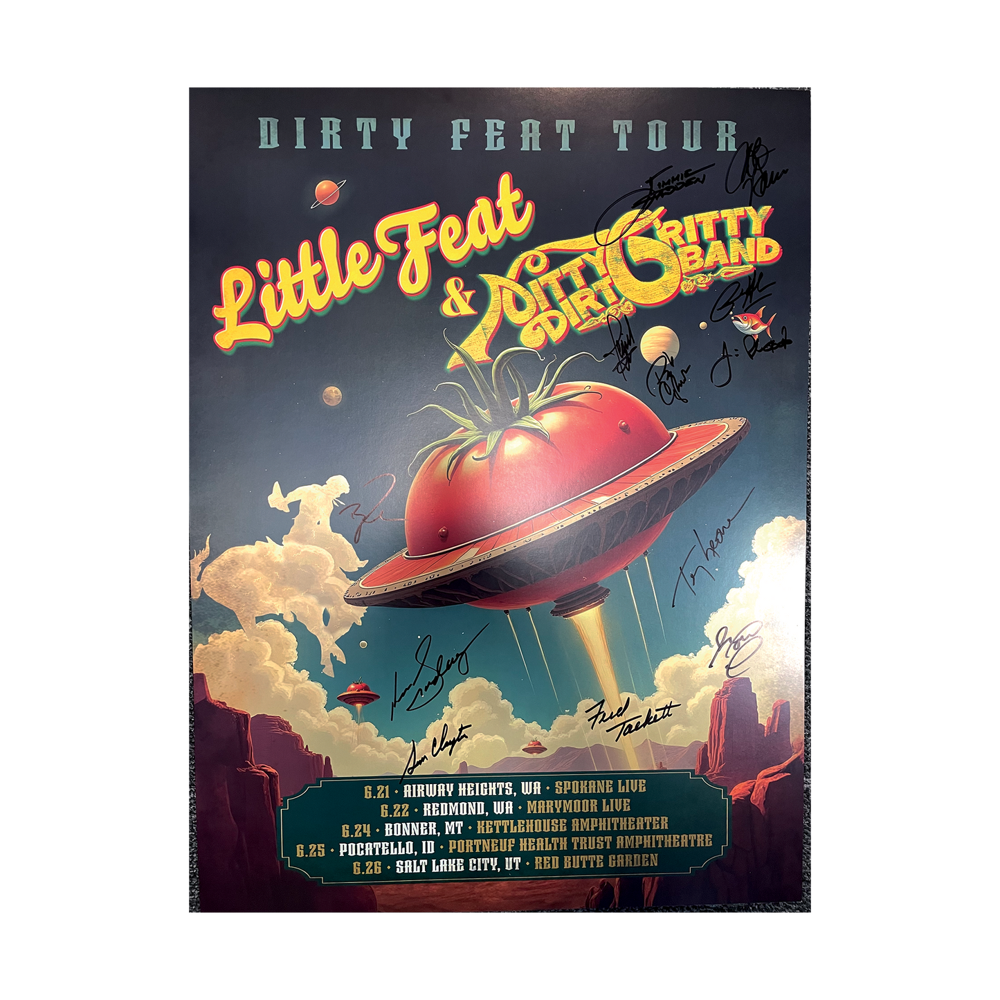 Dirty Feat Tour Poster