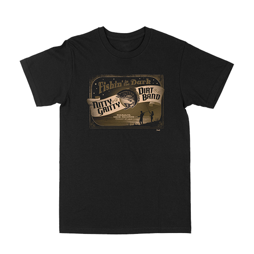 Fishin' In The Dark T-Shirt - Black