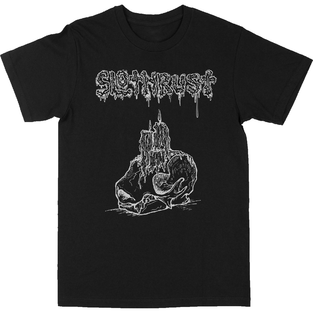 Sloth Skull T-Shirt - Black