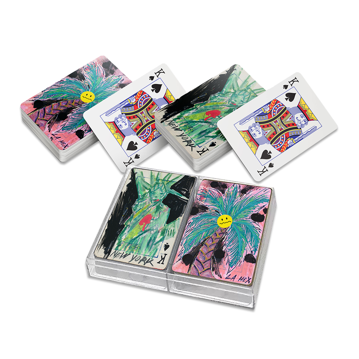 LA Hex & New York Playing Card Set