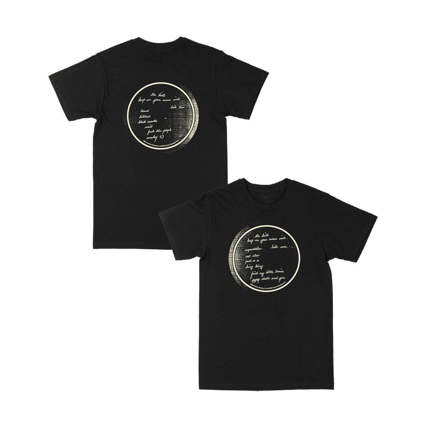 Keep On Your Mean Side Center Labels T-Shirt