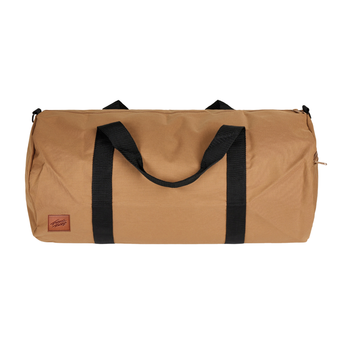 Logo Leather Patch Duffel Bag