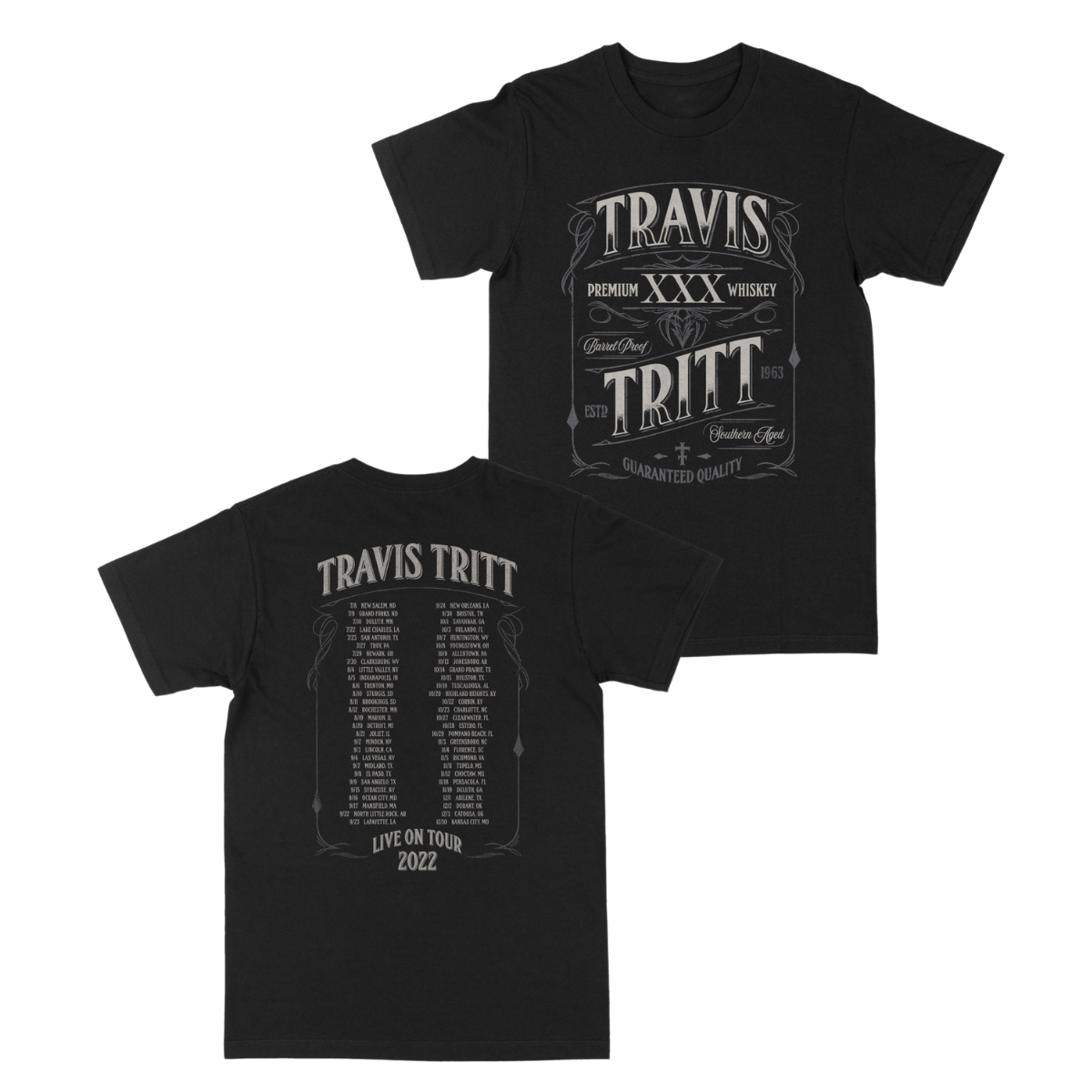 Barrel Proof 2022 Tour Tee