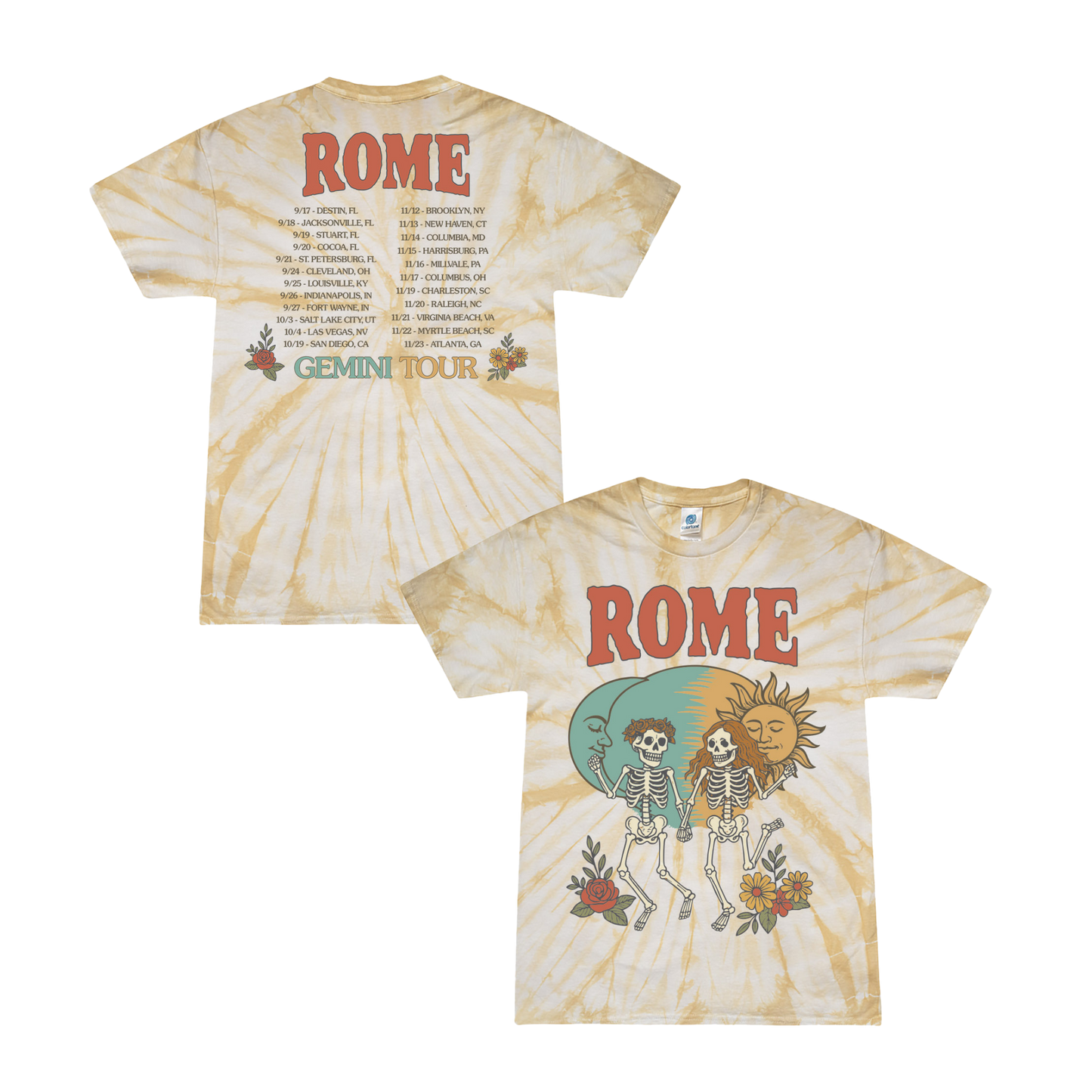 Gemini Tour Tie Dye Tee