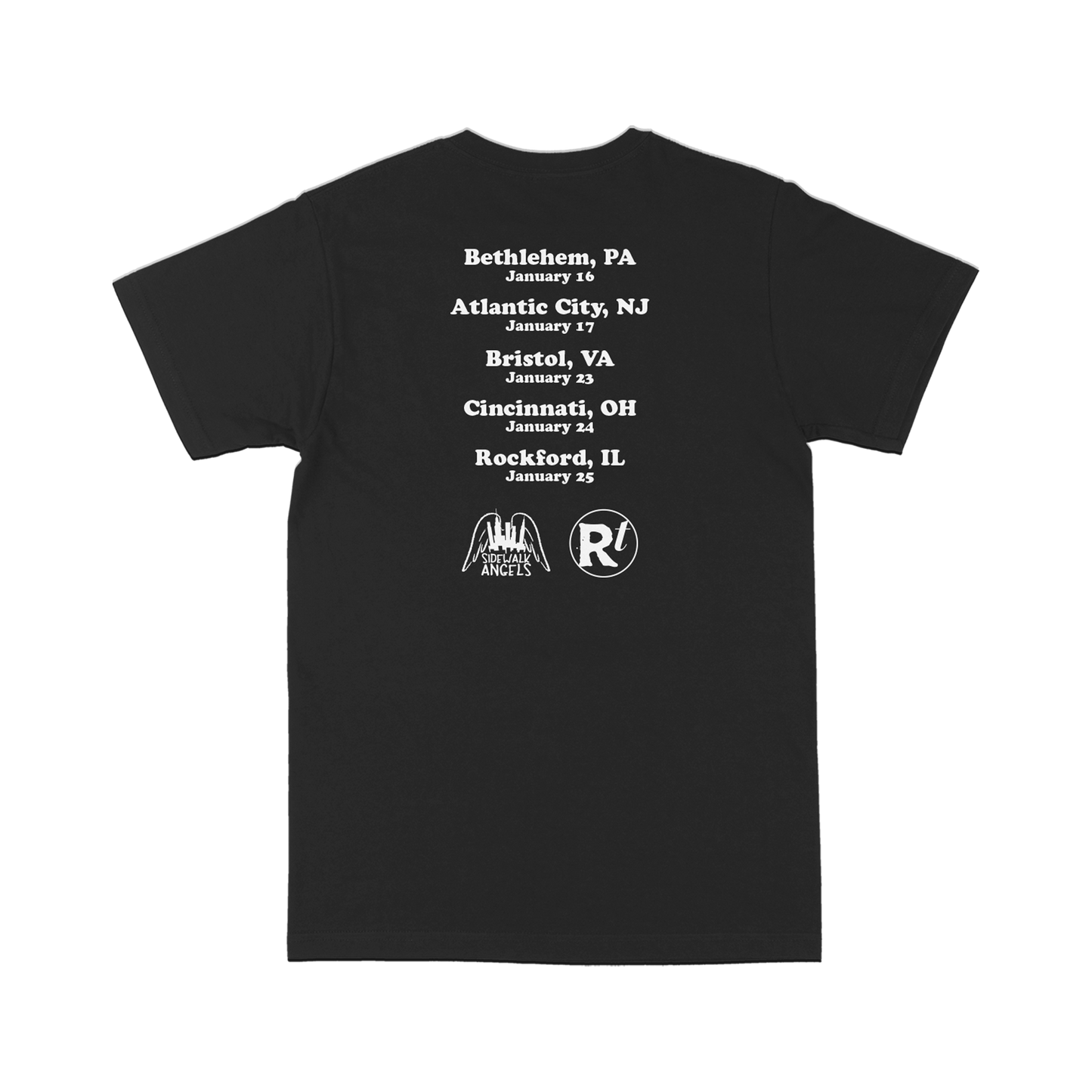 Cartoon 2026 Black Tour Tee