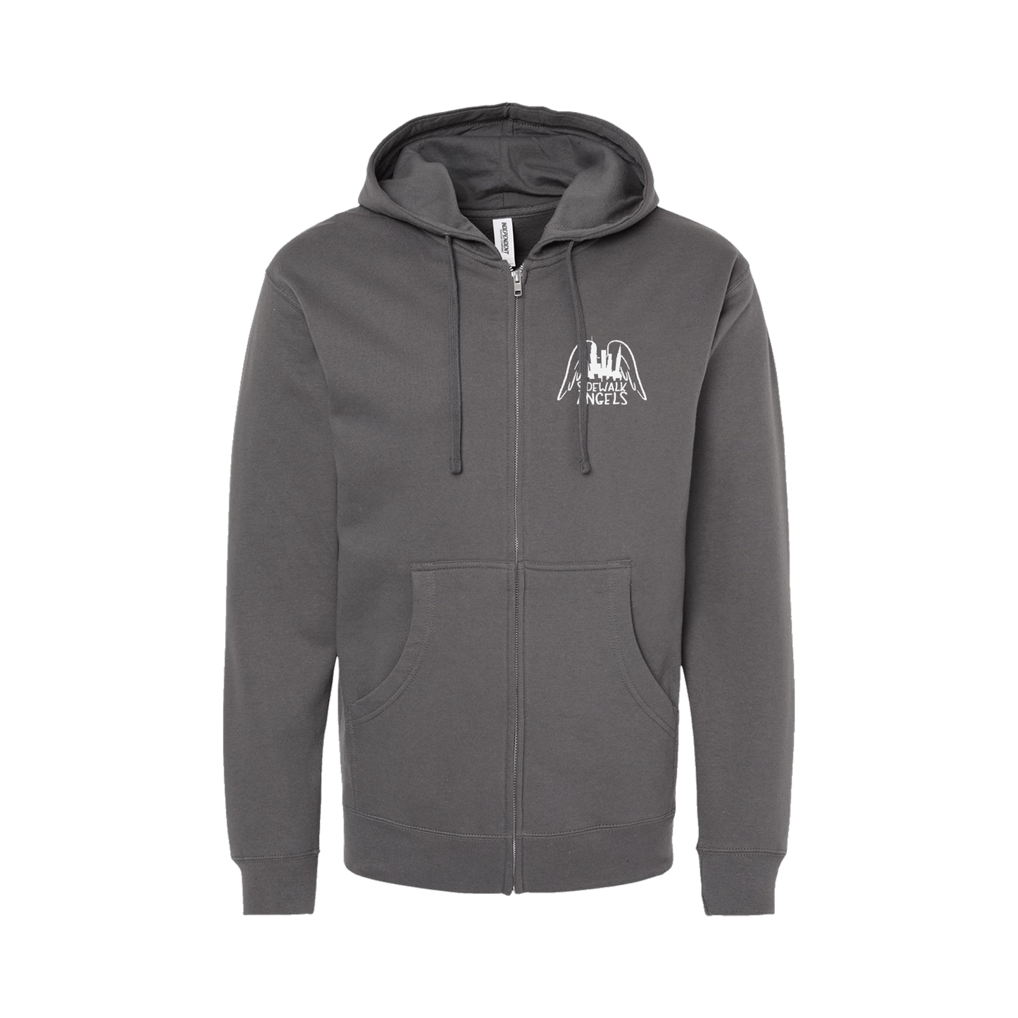 Cartoon Grey Heather Zip Up Hoodie