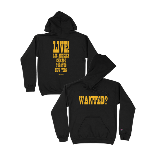 Wanted? Text Pullover Hoodie