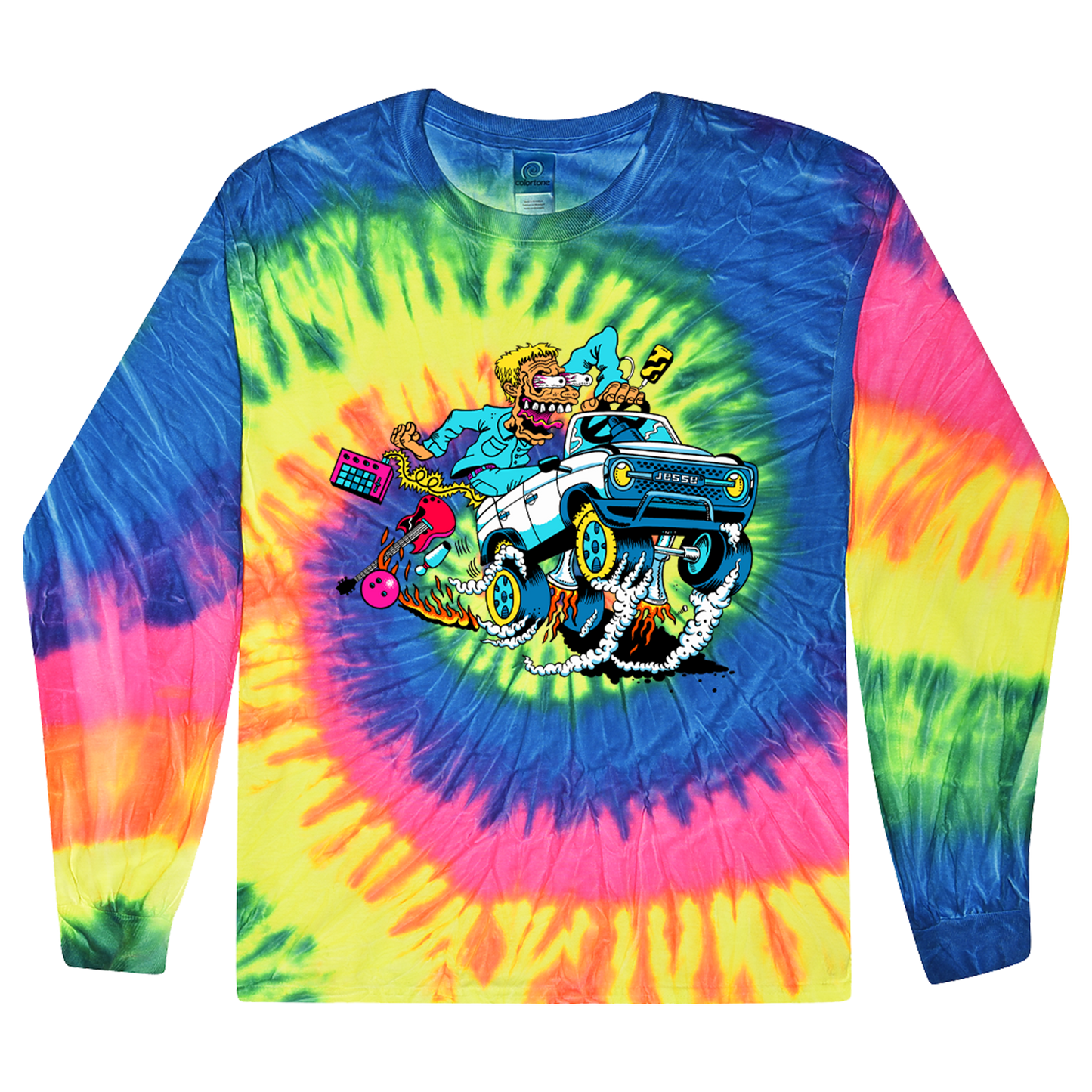 BRONCO TIE DYE LONG SLEEVE