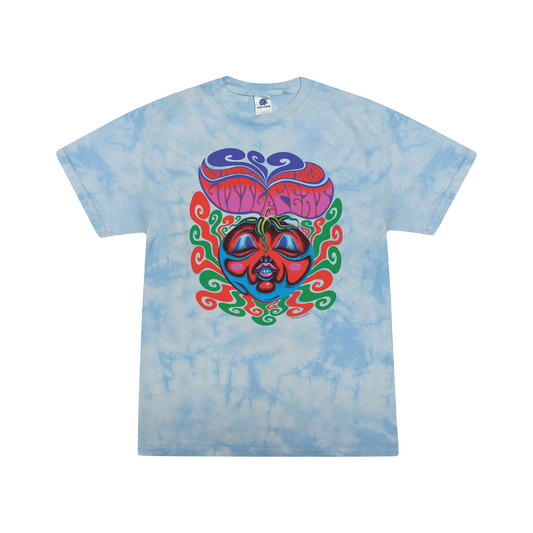 Crystal Blue Tie Dye Tee