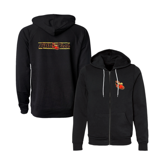 Sailin' Shoes Black Zip Hoodie