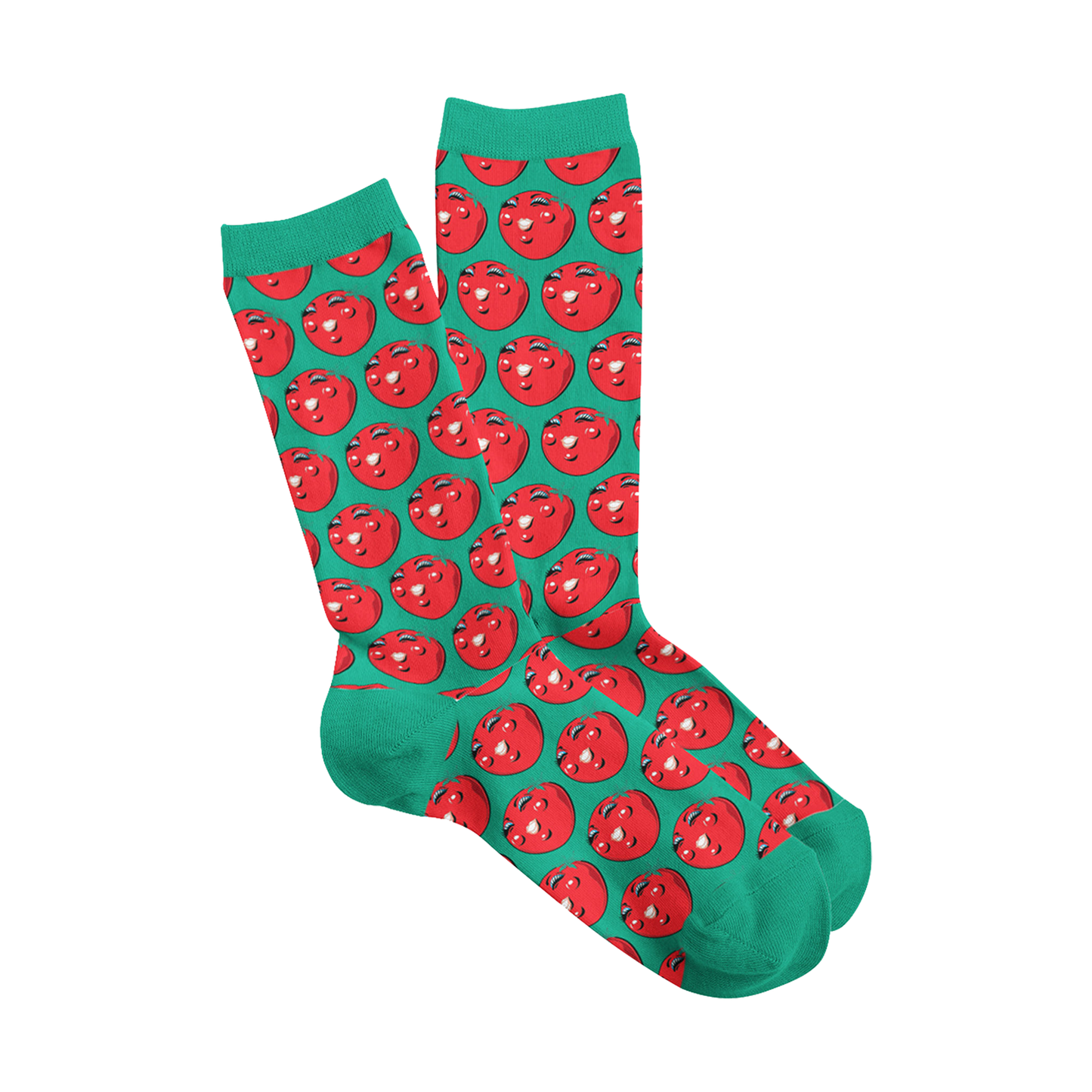 Green & Red Tomato Socks