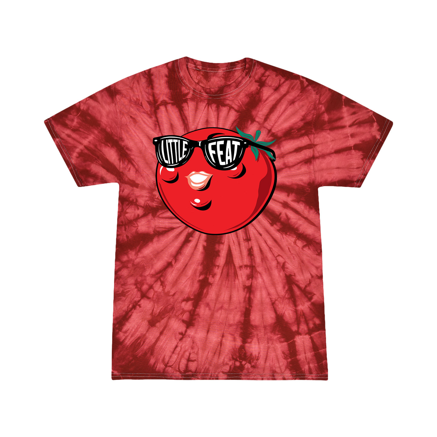Tomato Red Tie Dye Tee