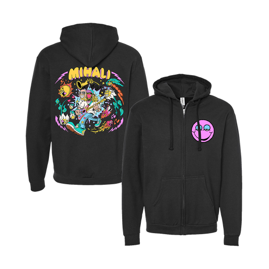 Summer Smiley Zip Hoodie