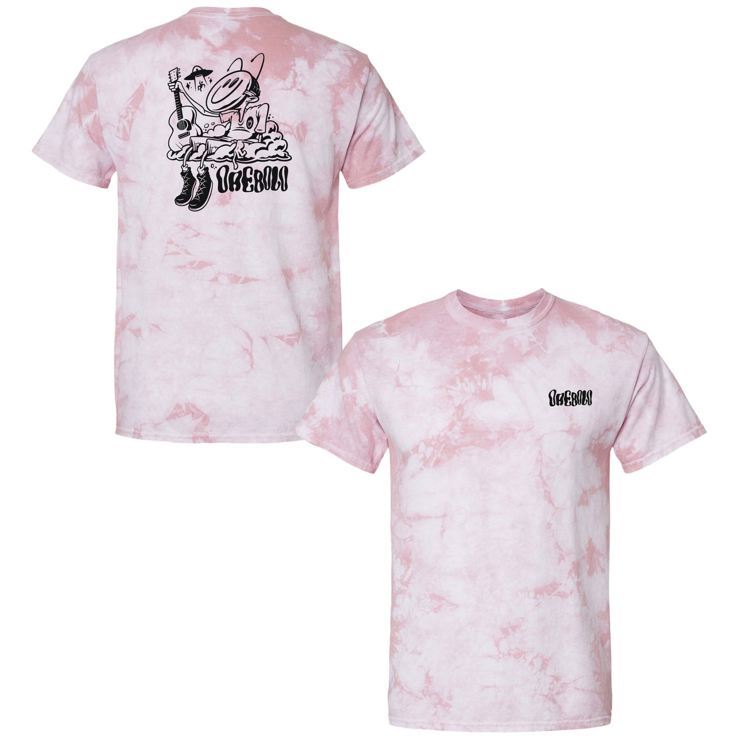 Pink Tie Dye Logo Tee