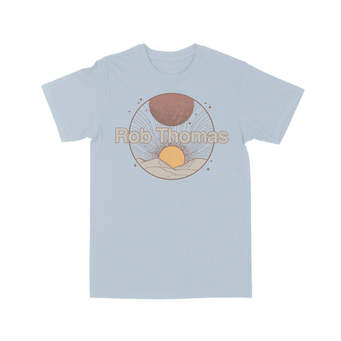 Collision Course Light Blue Tee