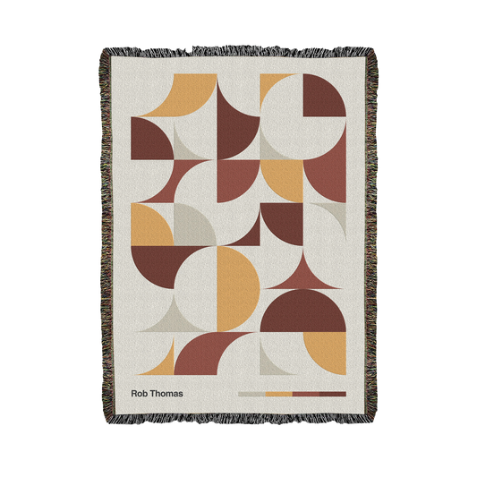 Rob Thomas Geometric Throw Blanket