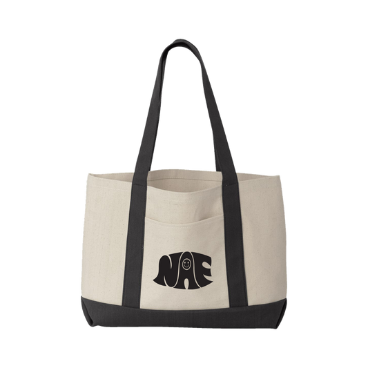 Smiley Logo Boat Tote