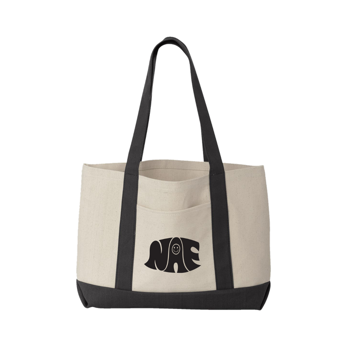 Smiley Logo Boat Tote – The Merch Collective