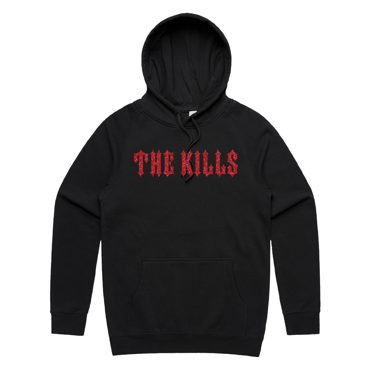 Glitter Red Logo Hoodie