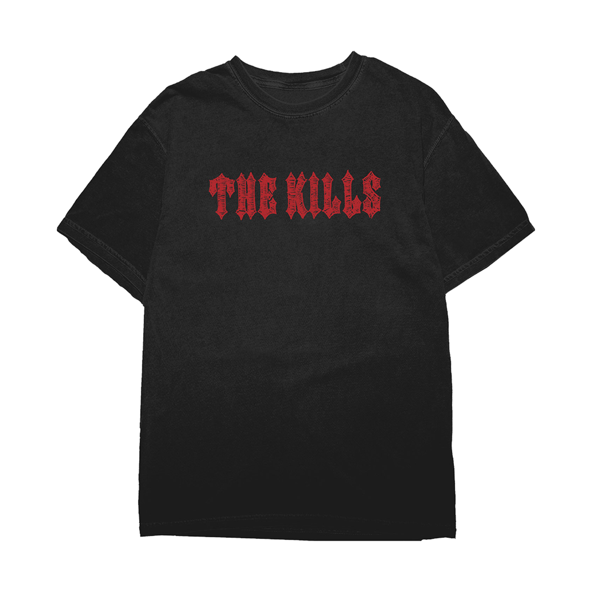 Merch Red Writing Red Logo T-Shirt – The Merch Collective