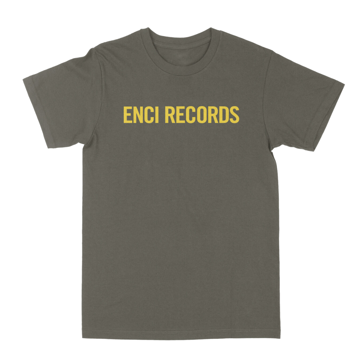 Enci Records - Yellow Logo T-Shirt