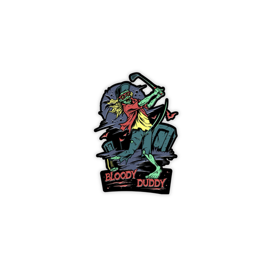 Bloody Duddy Golf Enamel Pin