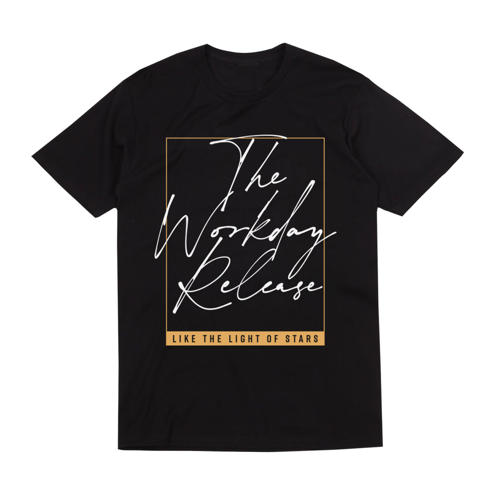 The Workday Release "Like The Light Of Stars" Black Tee
