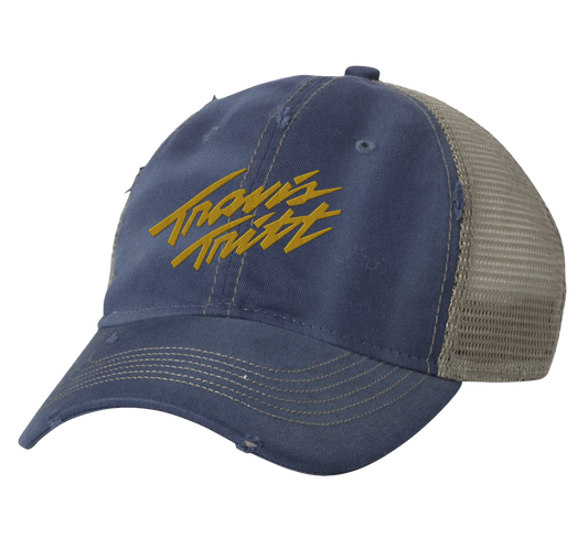 Logo Navy Trucker Hat