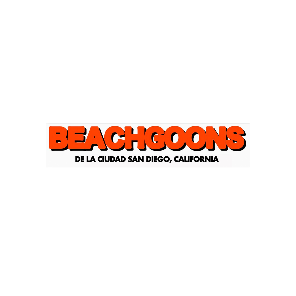 Beach Goons - "De La Cuidad San Diego" Sticker